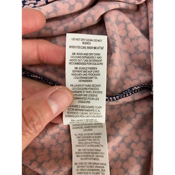 Boden Women's 10L Blue Pink Floral Cap Sleeve Stretch A-Line Dress - Picture 7 of 8